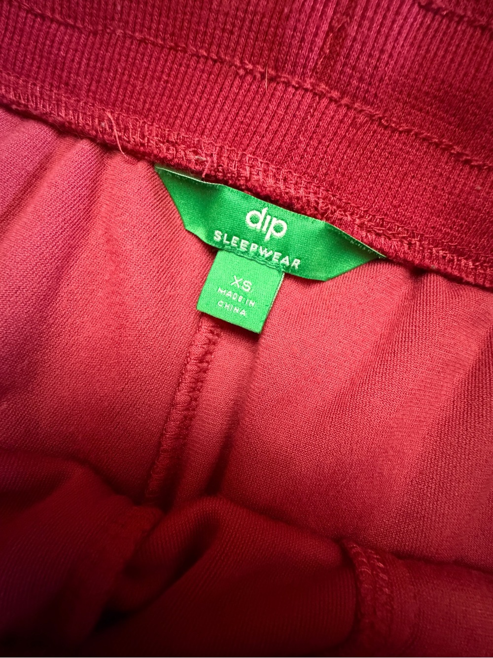 Women’s Burgundy Velour Jogger Pants size XS - Picture 8 of 9
